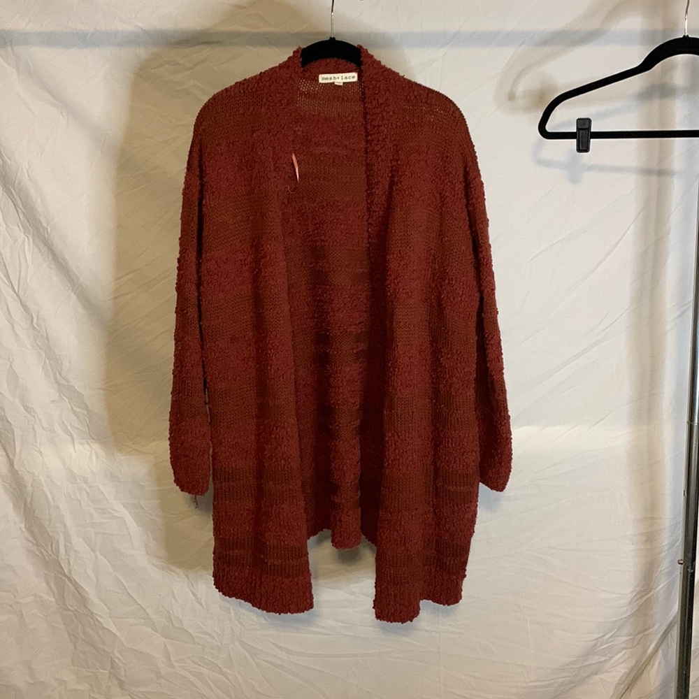 Rust cardigan